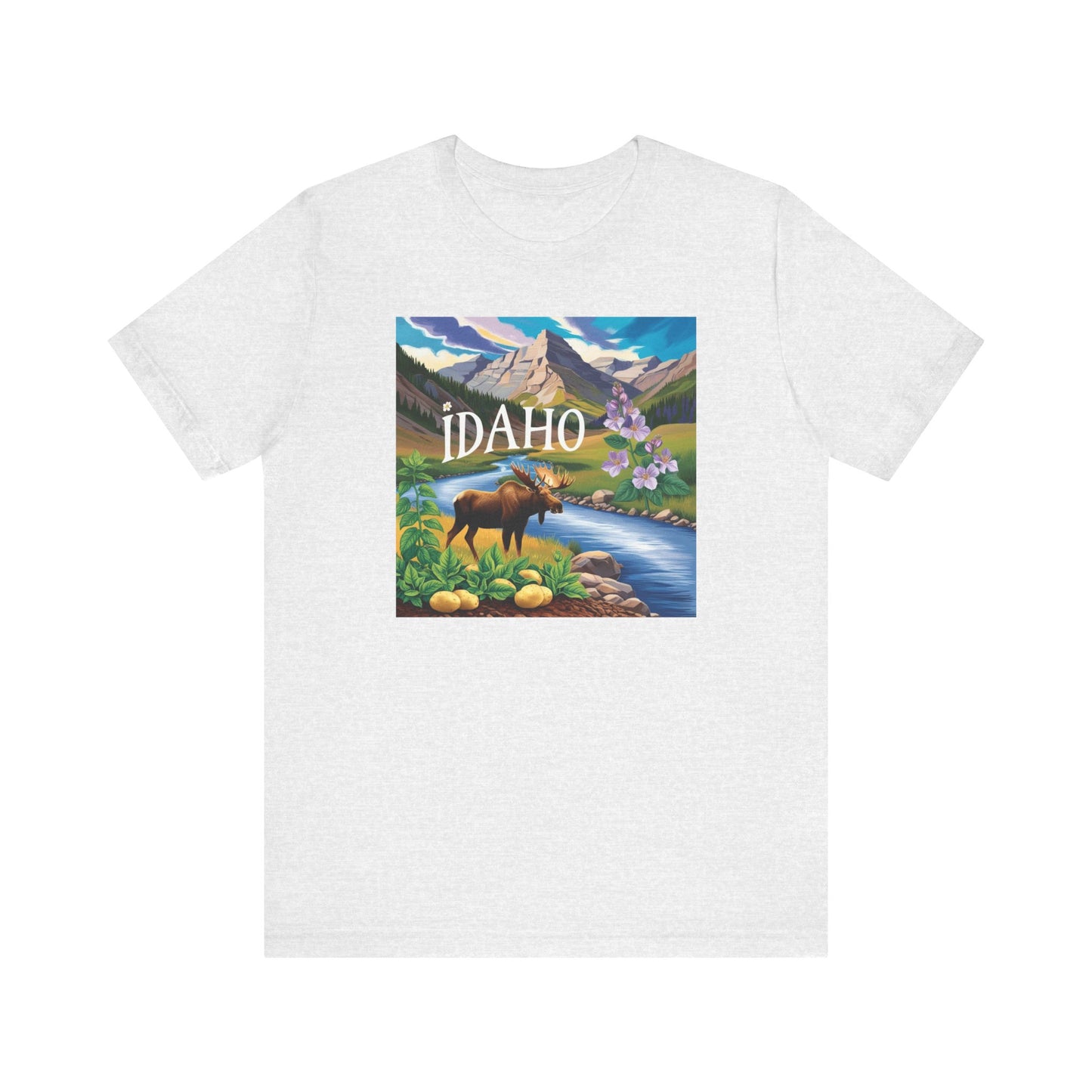 Idaho Nature Graphic Unisex Jersey Short Sleeve T-Shirt