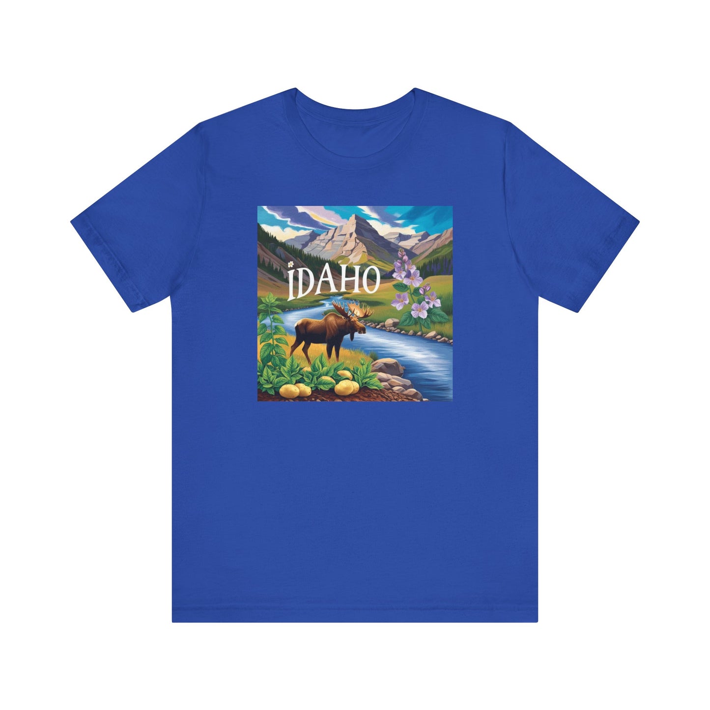 Idaho Nature Graphic Unisex Jersey Short Sleeve T-Shirt