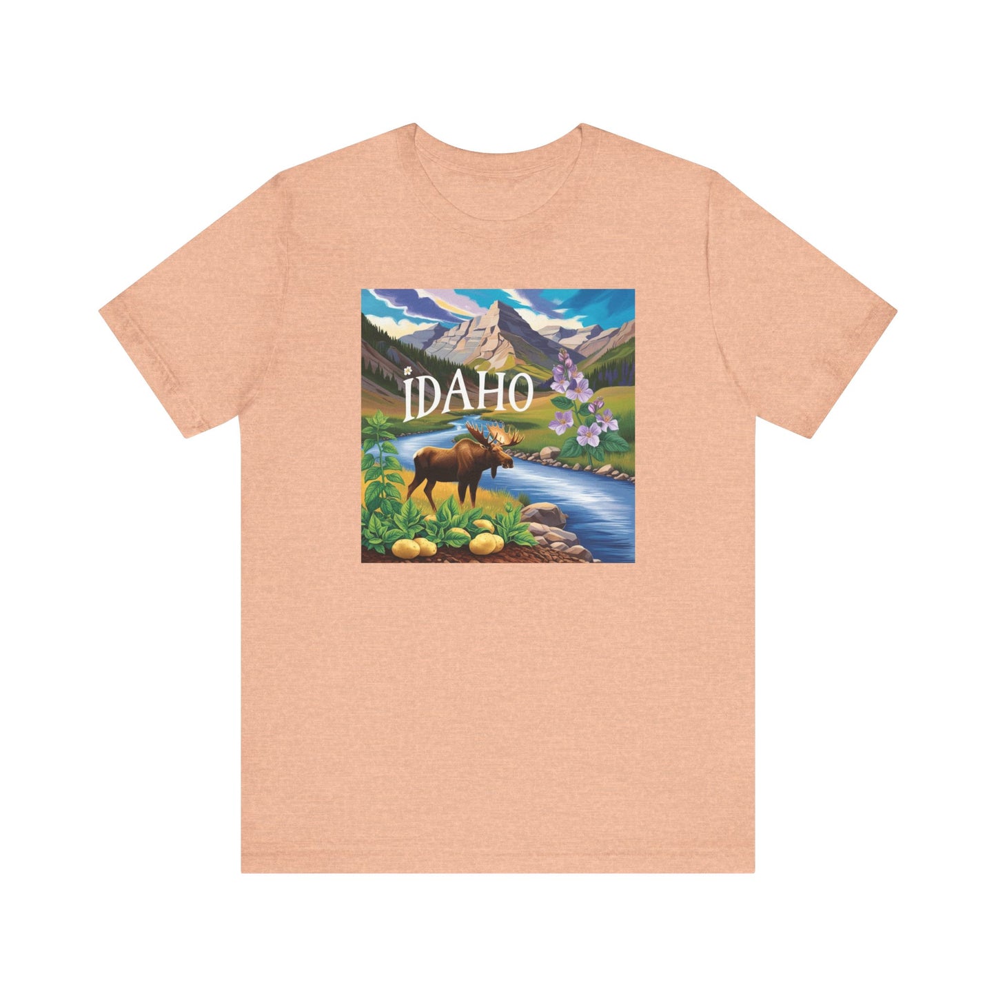 Idaho Nature Graphic Unisex Jersey Short Sleeve T-Shirt