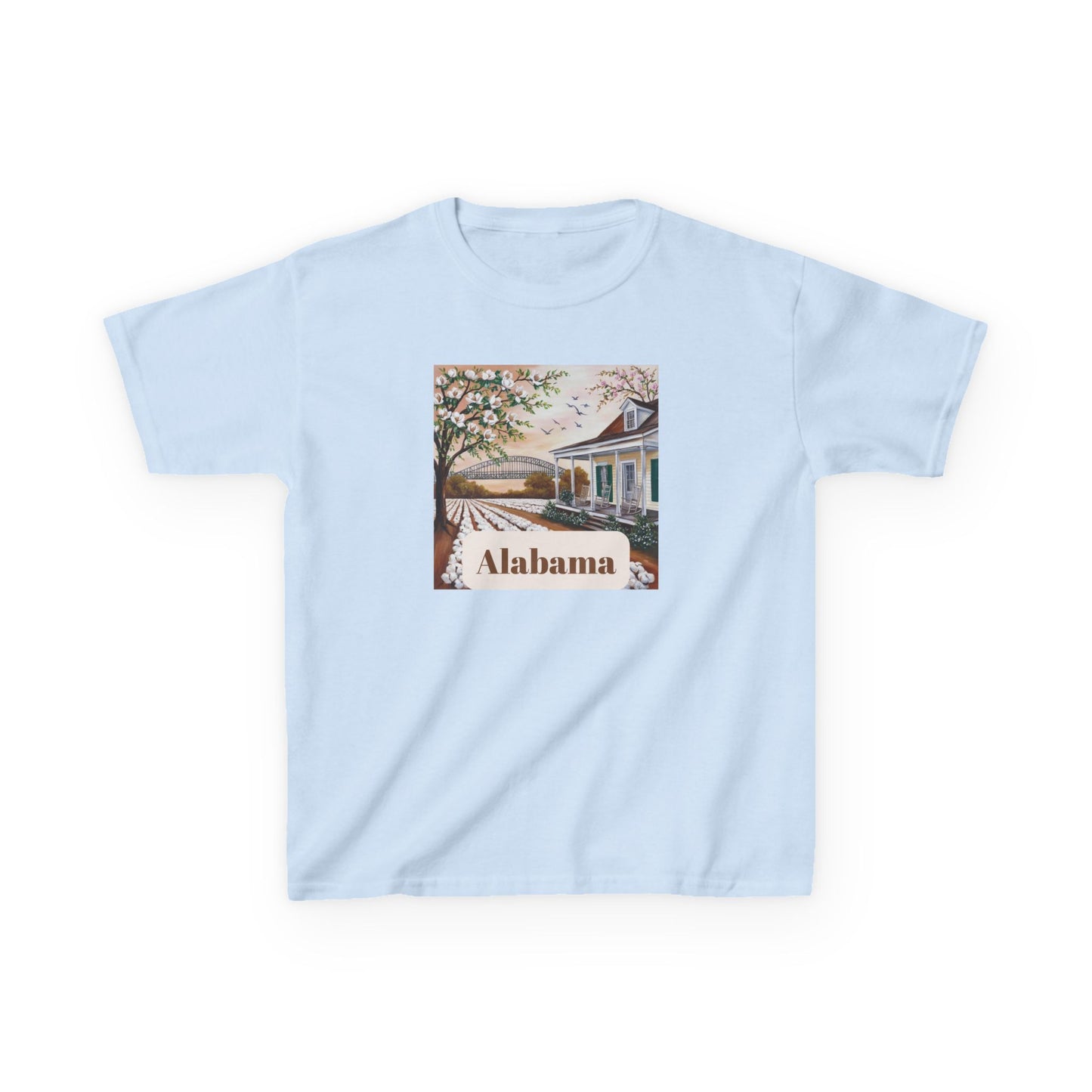 Alabama Kids Heavy Cotton Tee - Vintage Style