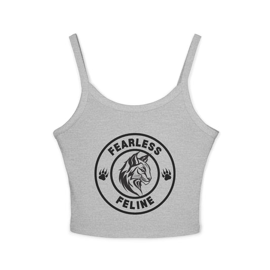 Fearless Feline Women's Spaghetti Strap Tank Top