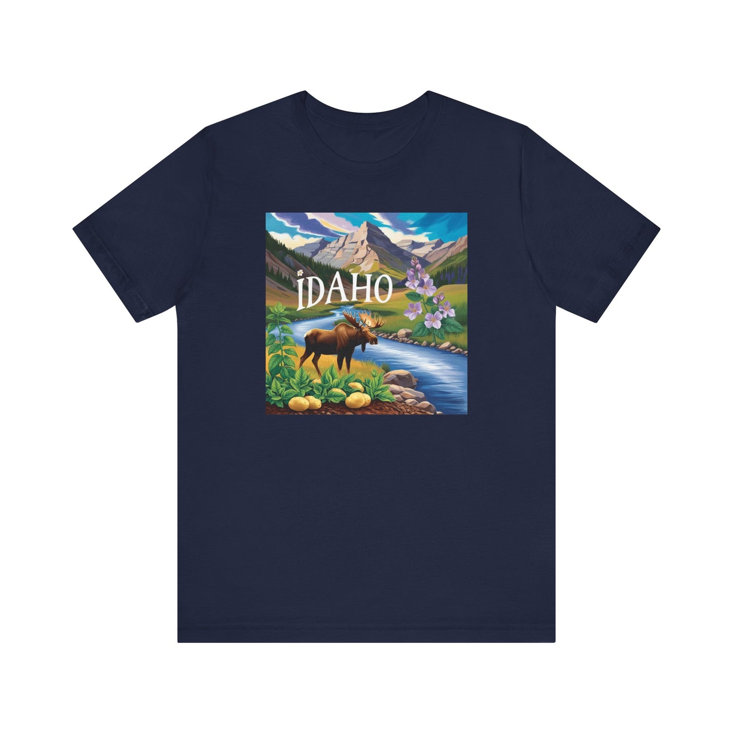 Idaho Nature Graphic Unisex Jersey Short Sleeve T-Shirt