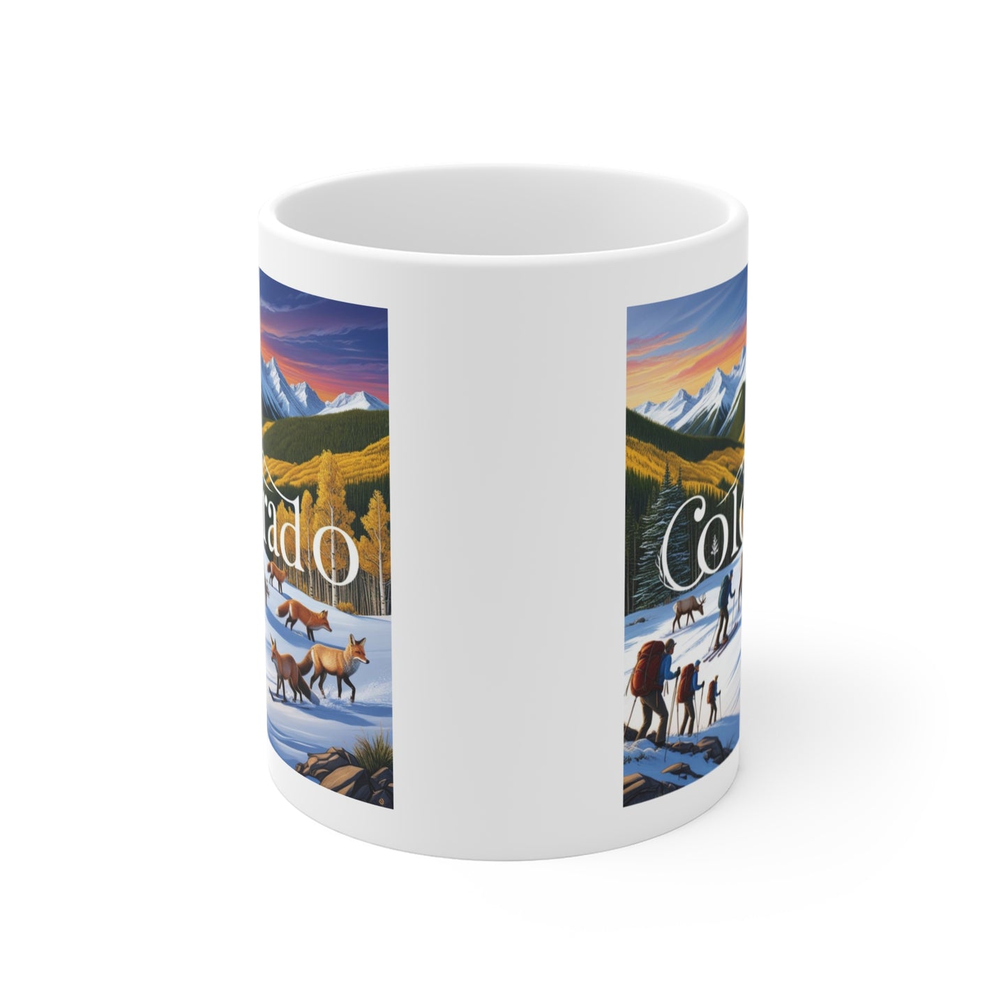 Colorado Adventure Mug - 11oz Nature-Themed Coffee Cup for Outdoor Enthusiasts