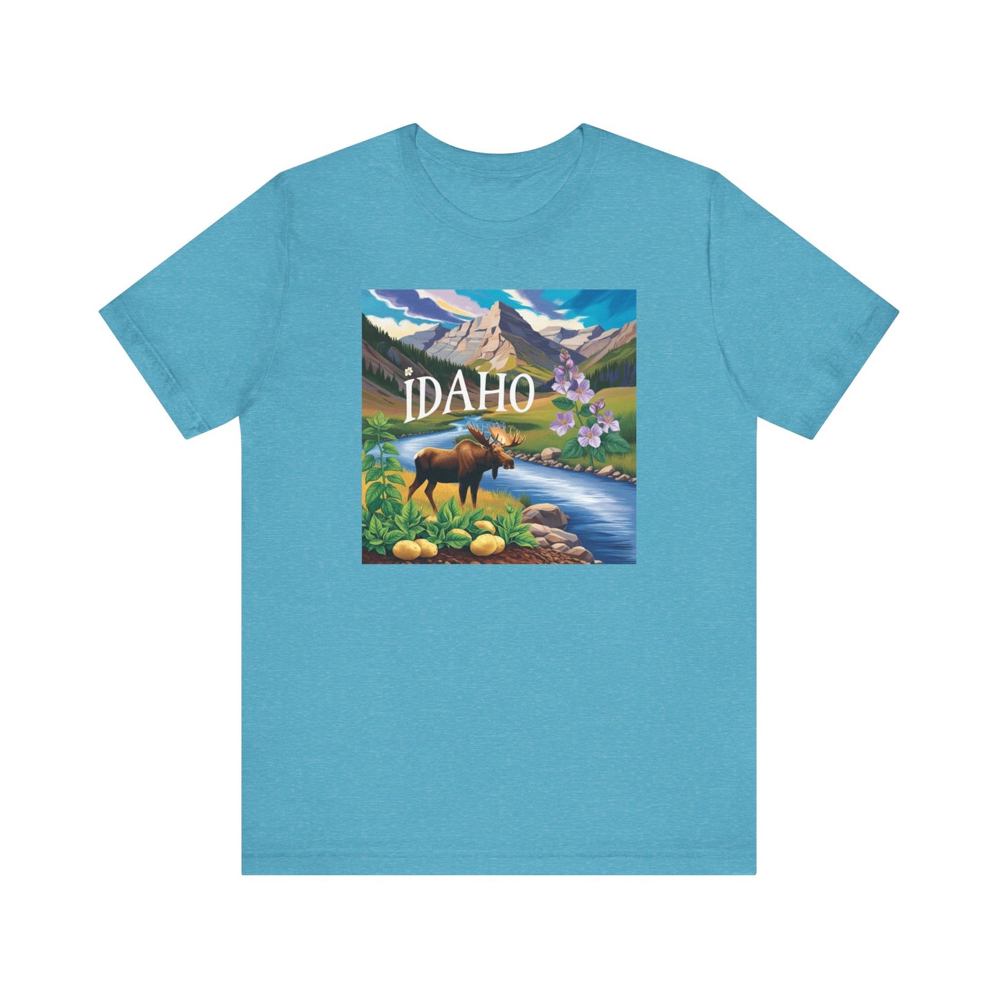 Idaho Nature Graphic Unisex Jersey Short Sleeve T-Shirt