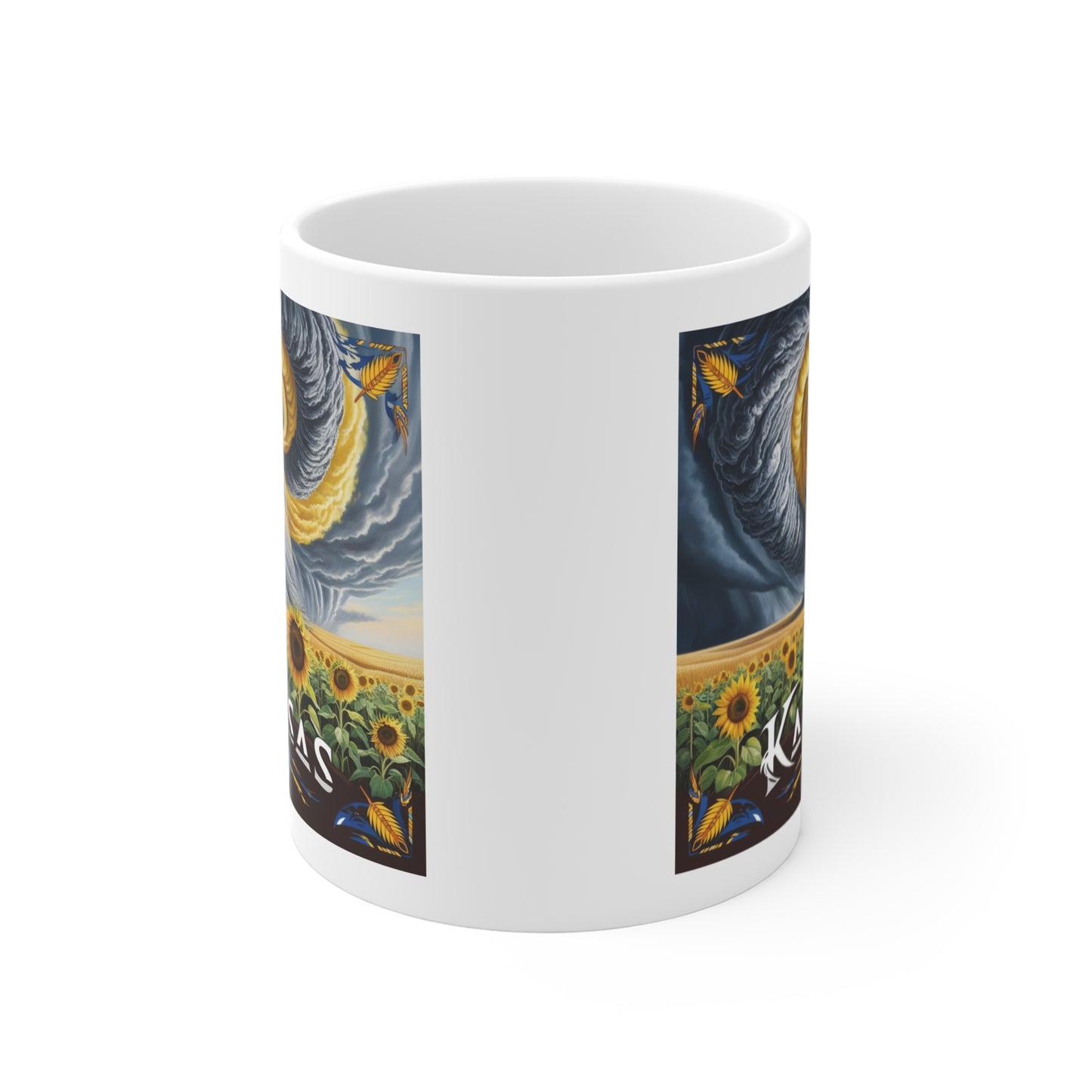 Kansas Sunflower 11oz Mug - Nature-Inspired Design for Coffee Lovers