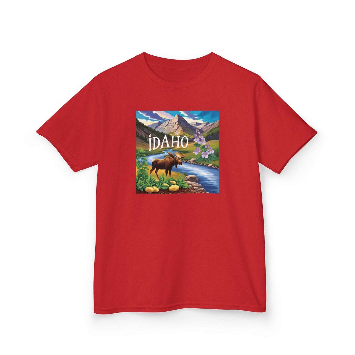 Idaho Nature Kids Heavy Cotton™ Tee - Fun Outdoor Adventure Design