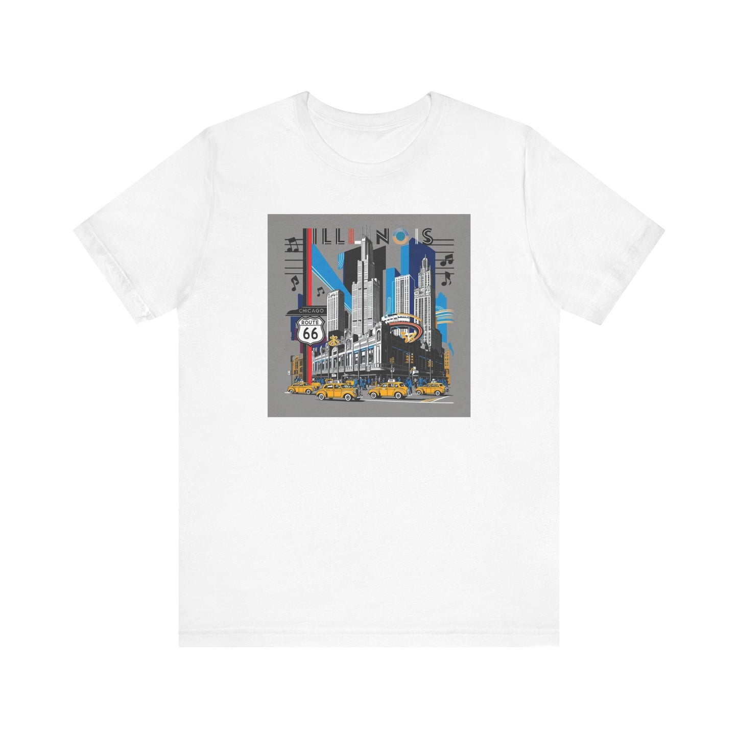 Illinois Vintage Graphic Short Sleeve T-Shirt
