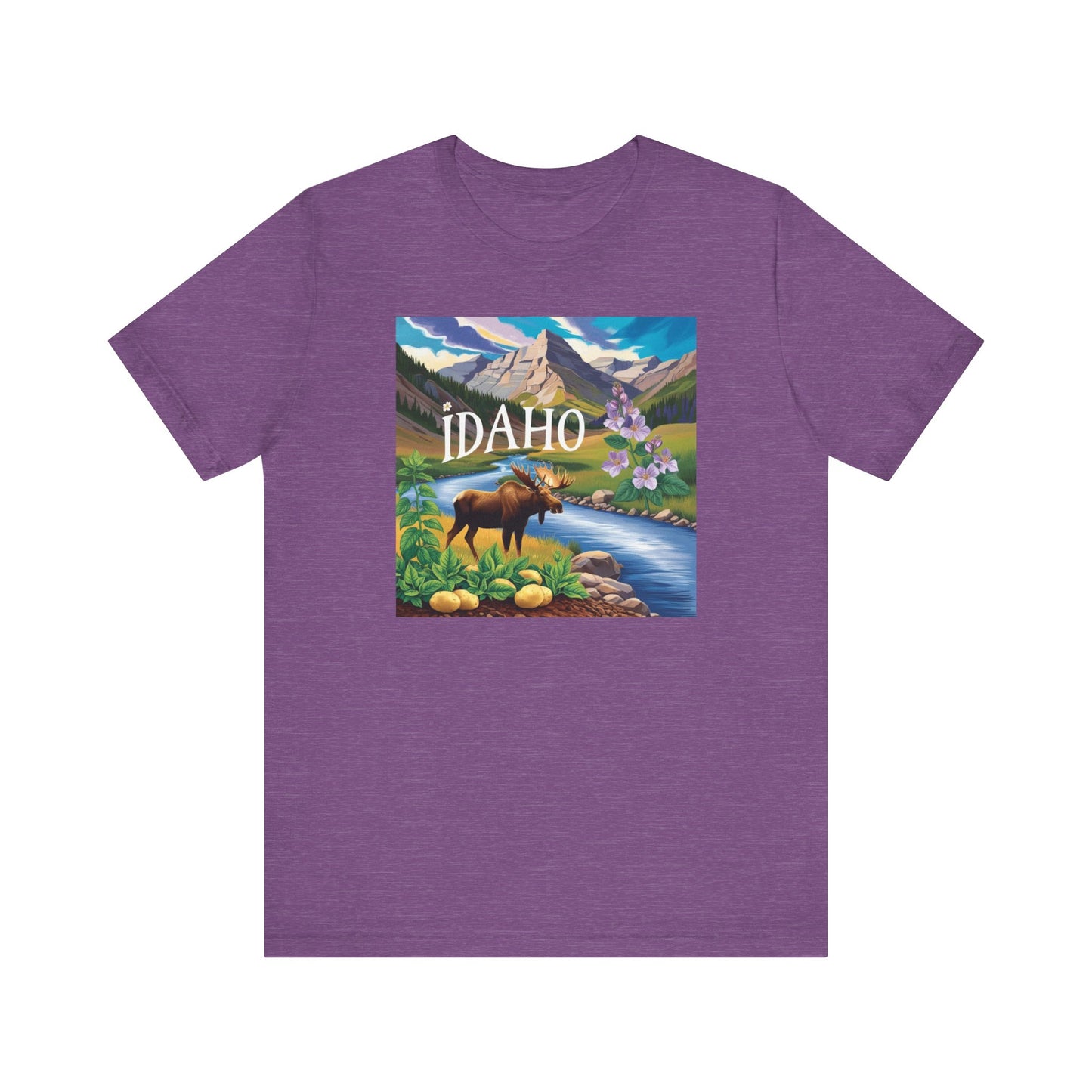 Idaho Nature Graphic Unisex Jersey Short Sleeve T-Shirt