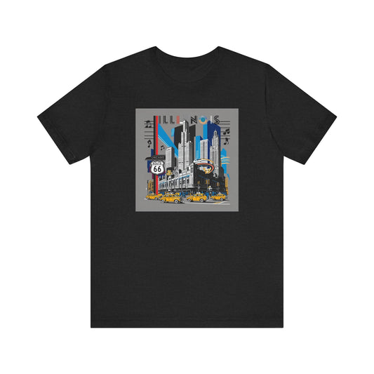 Illinois Vintage Graphic Short Sleeve T-Shirt