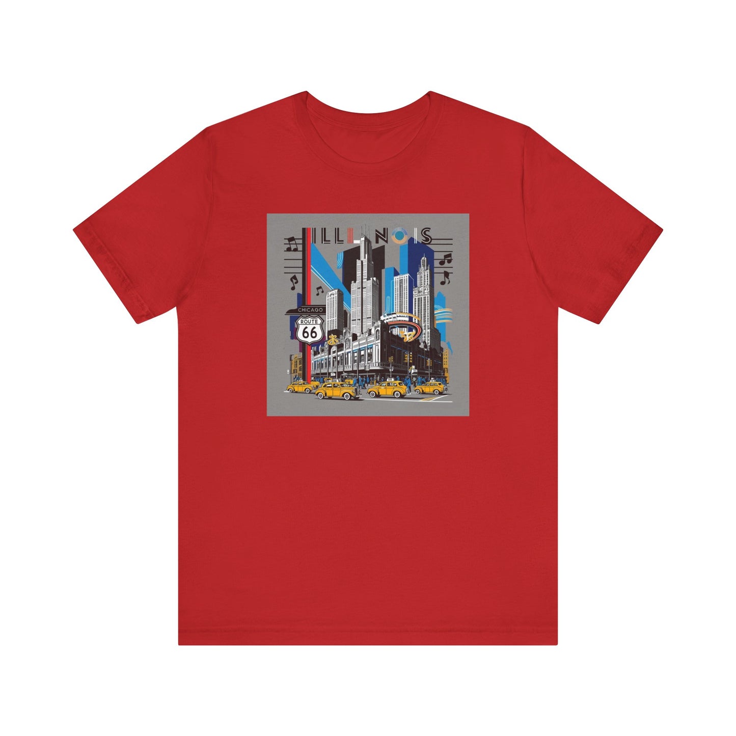 Illinois Vintage Graphic Short Sleeve T-Shirt