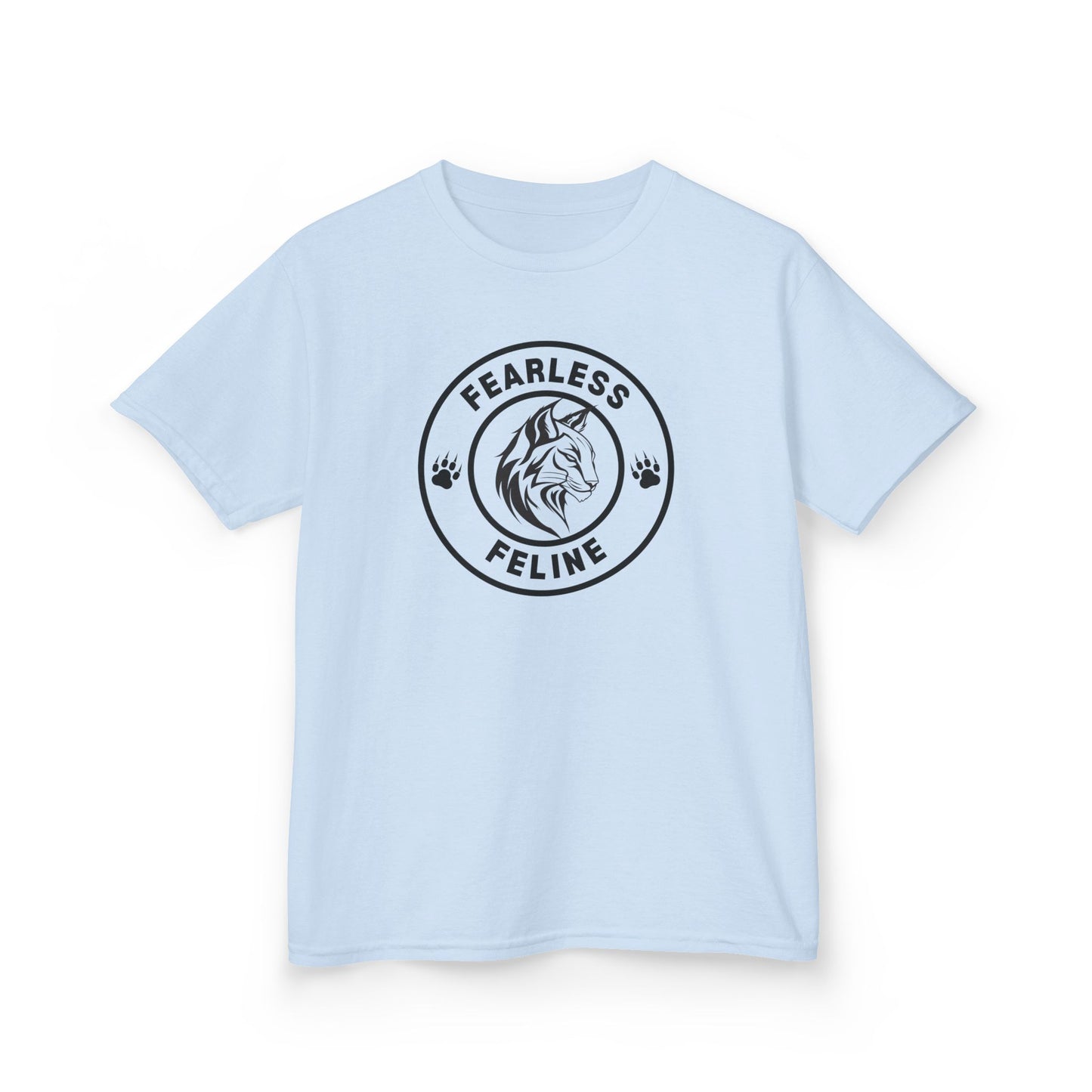 Fearless Feline Kids Tee - Fun Cotton Shirt for Animal Lovers