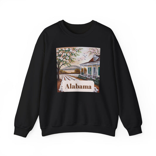 Alabama Vintage Scene Crewneck Sweatshirt