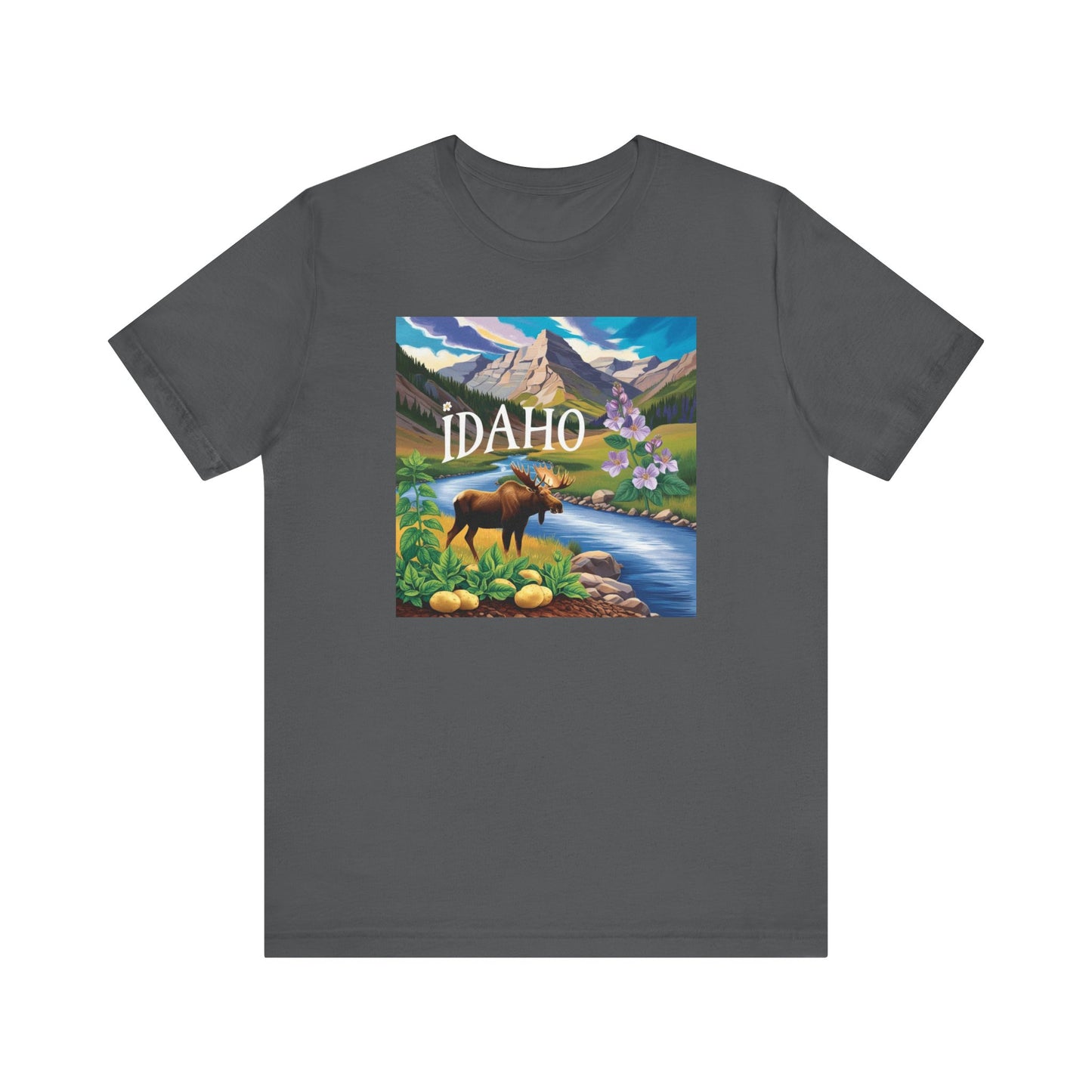 Idaho Nature Graphic Unisex Jersey Short Sleeve T-Shirt